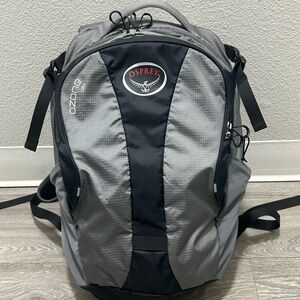 OSPREY Gray and Black Ozone Daypack Backpack